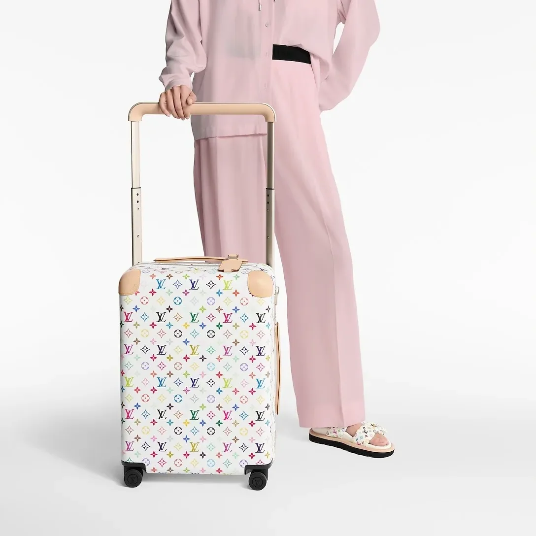 Louis Vuitton LV x TM Horizon 55 Suitcase in Multicolored Champagne Hardware