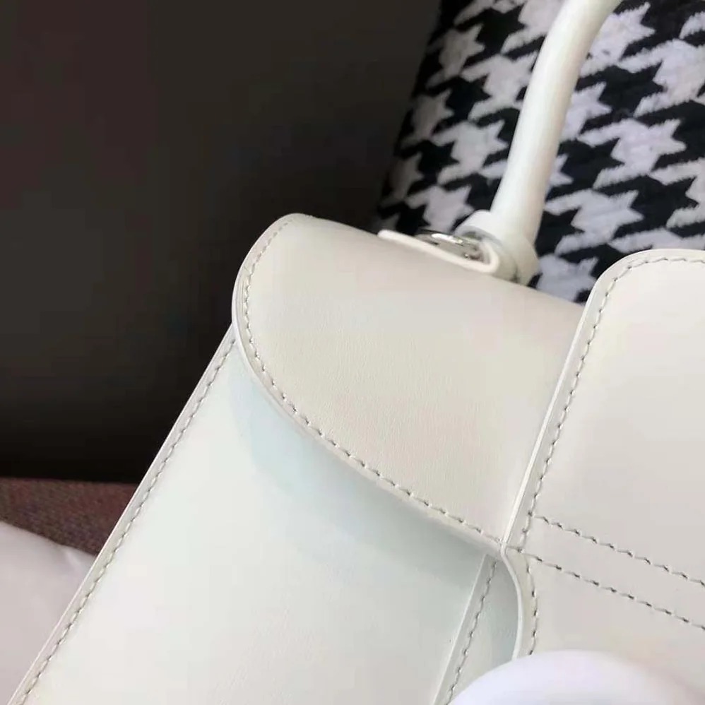 Delvaux Brillant Mini in Box Calf for Women in White Delvaux Brillant Mini in Box Calf for Women in White