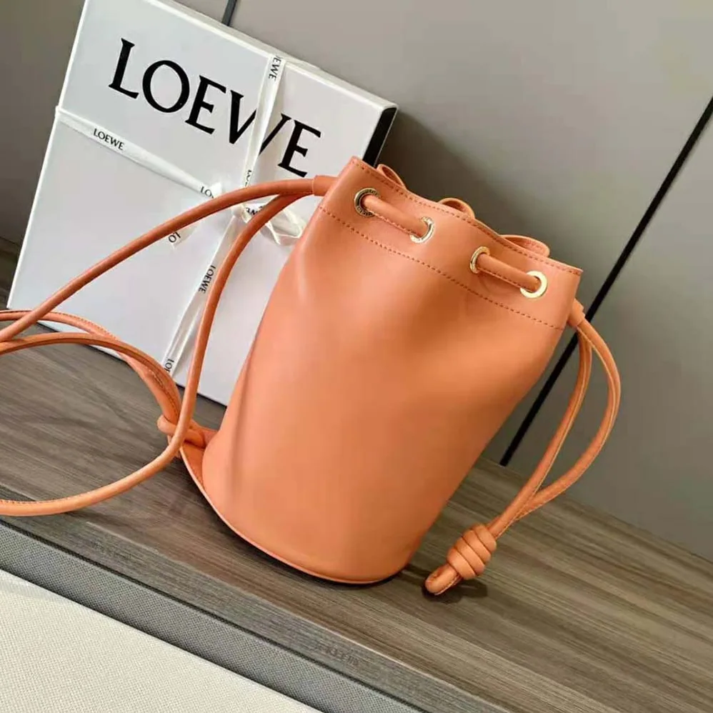 Loewe Small Sailor Bag in Nappa Calf for Women in Orange Loewe Small Sailor Bag in Nappa Calf for Women in Orange