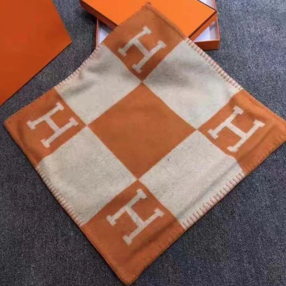 Hermes Avalon Pillow Large Model for Unisex in Orange