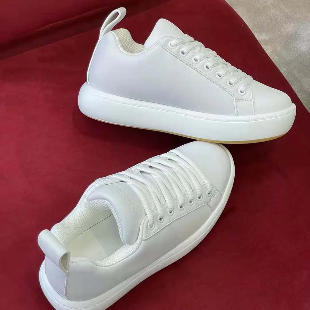 Bottega Veneta Pillow Sneaker Padded Leather Lace-up Sneakers for Unisex in Beige Bottega Veneta Pillow Sneaker Padded Leather Lace-up Sneakers for Unisex in Beige