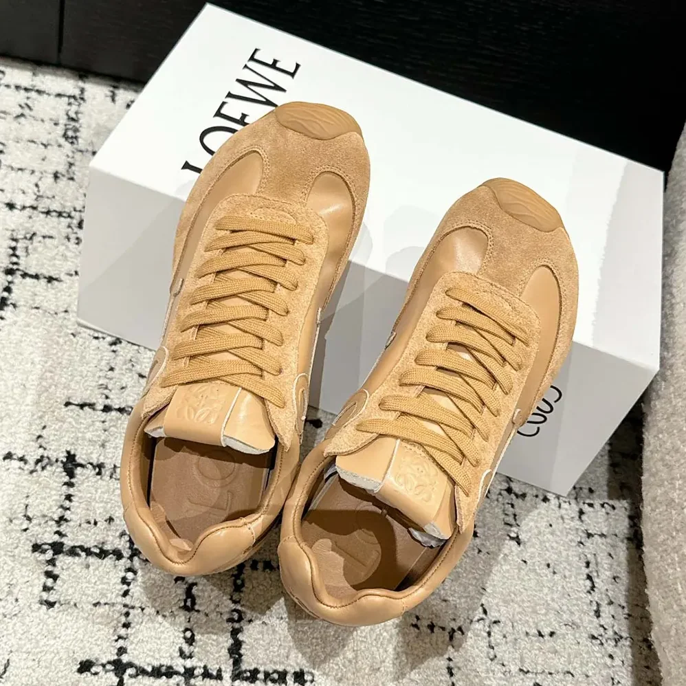 Loewe Ballet Runner 2.0 in Soft Calfskin for Unisex in Brown Loewe Ballet Runner 2.0 in Soft Calfskin for Unisex in Brown