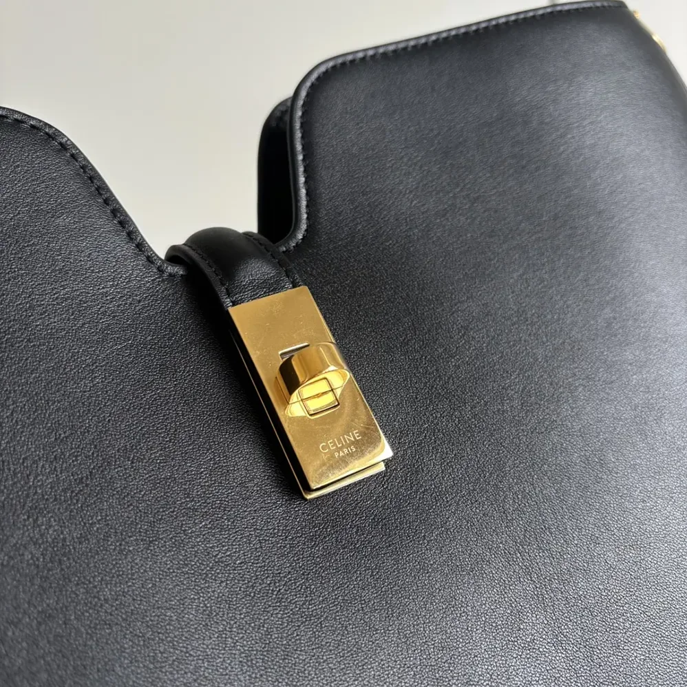 Celine Medium Camille 16 Soft Bag in Smooth Calfskin for Women in Black Celine Medium Camille 16 Soft Bag in Smooth Calfskin for Women in Black