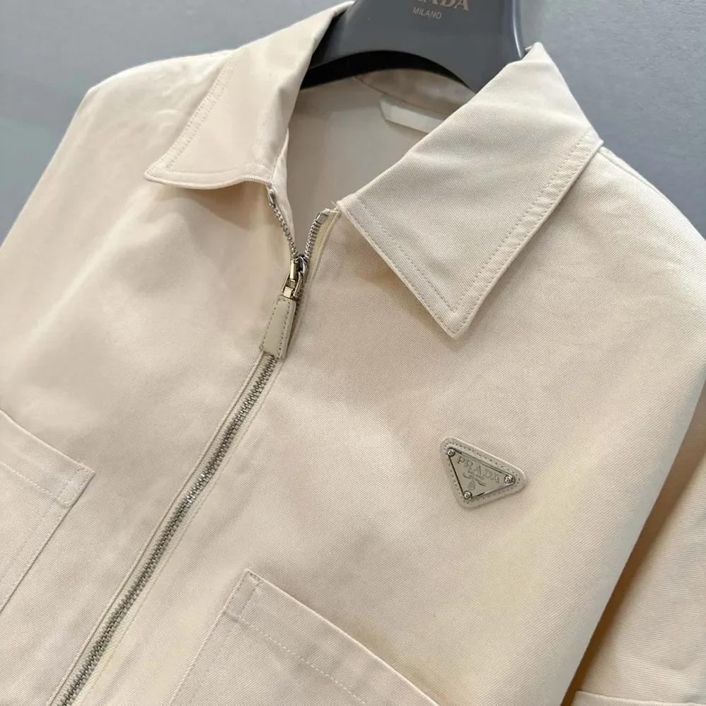Prada Denim Blouson Jacket for Women