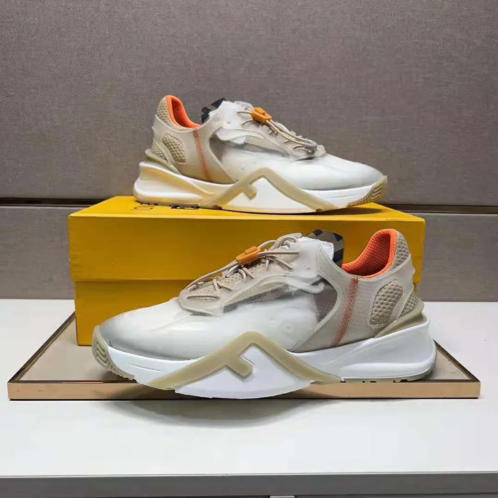 Fendi Flow Beige Nylon Low for Men in tops
