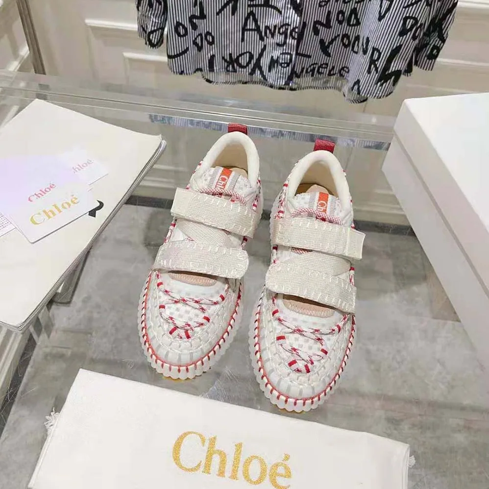 Chloe Nama Slip-on Sneaker for Women in Beige Chloe Nama Slip-on Sneaker for Women in Beige