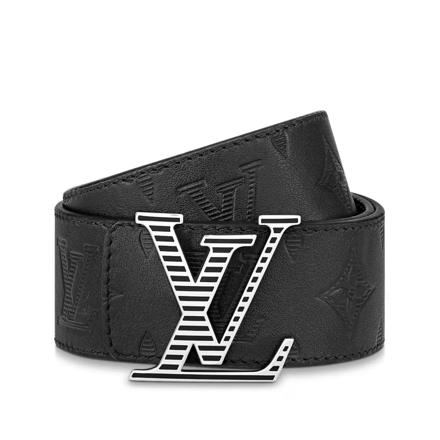 Louis Vuitton LV Shadow Reversible Belt Black Louis Vuitton LV Shadow Reversible Belt Black