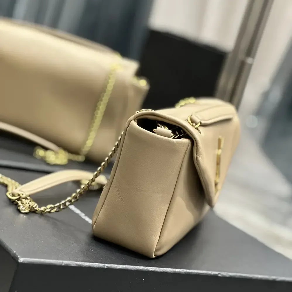 Saint Laurent YSL Calypso in Plunged Lambskin for Women