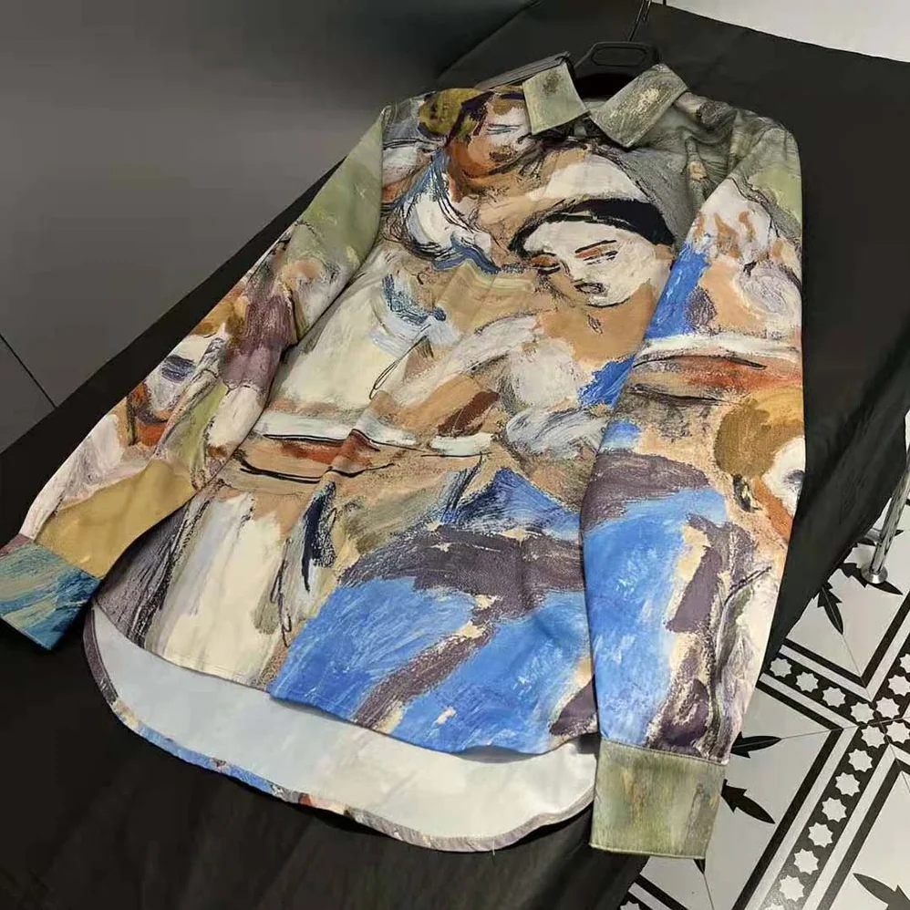 Dior Dior and Duncan Grant and Charleston Shirt Multicolor Cotton and Silk Poplin for Men Dior Dior and Duncan Grant and Charleston Shirt Multicolor Cotton and Silk Poplin for Men