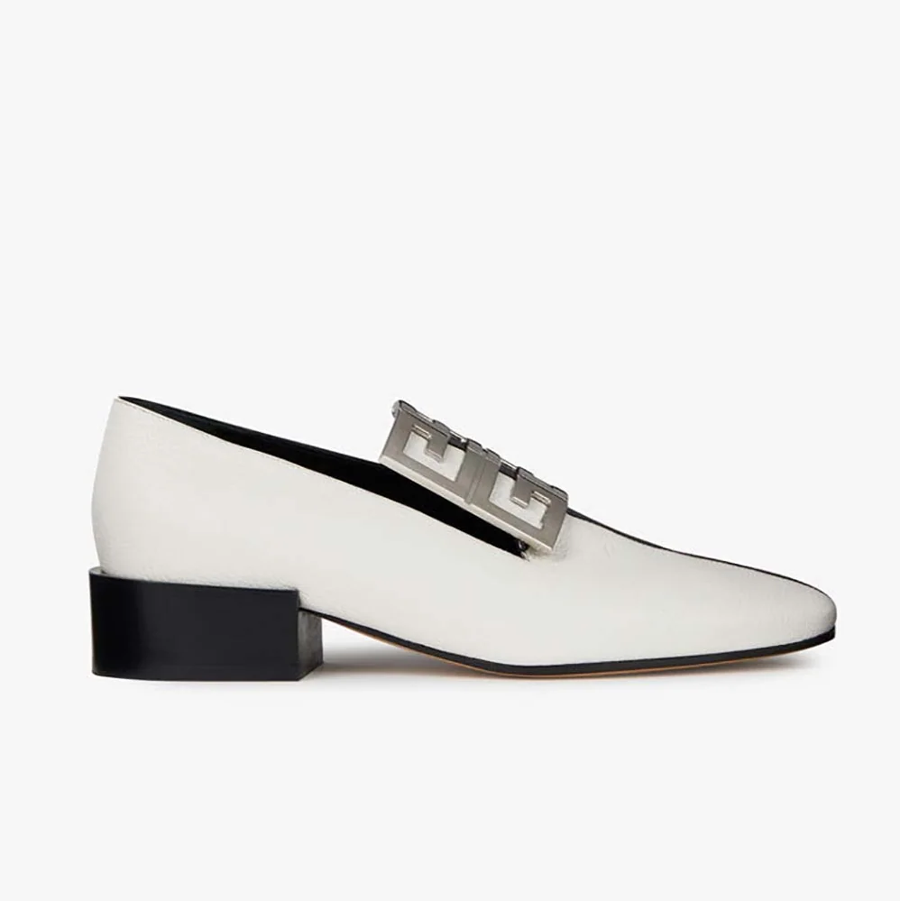 Givenchy Shoes Two-Tone 4G Loafers 30mm Heel for Women