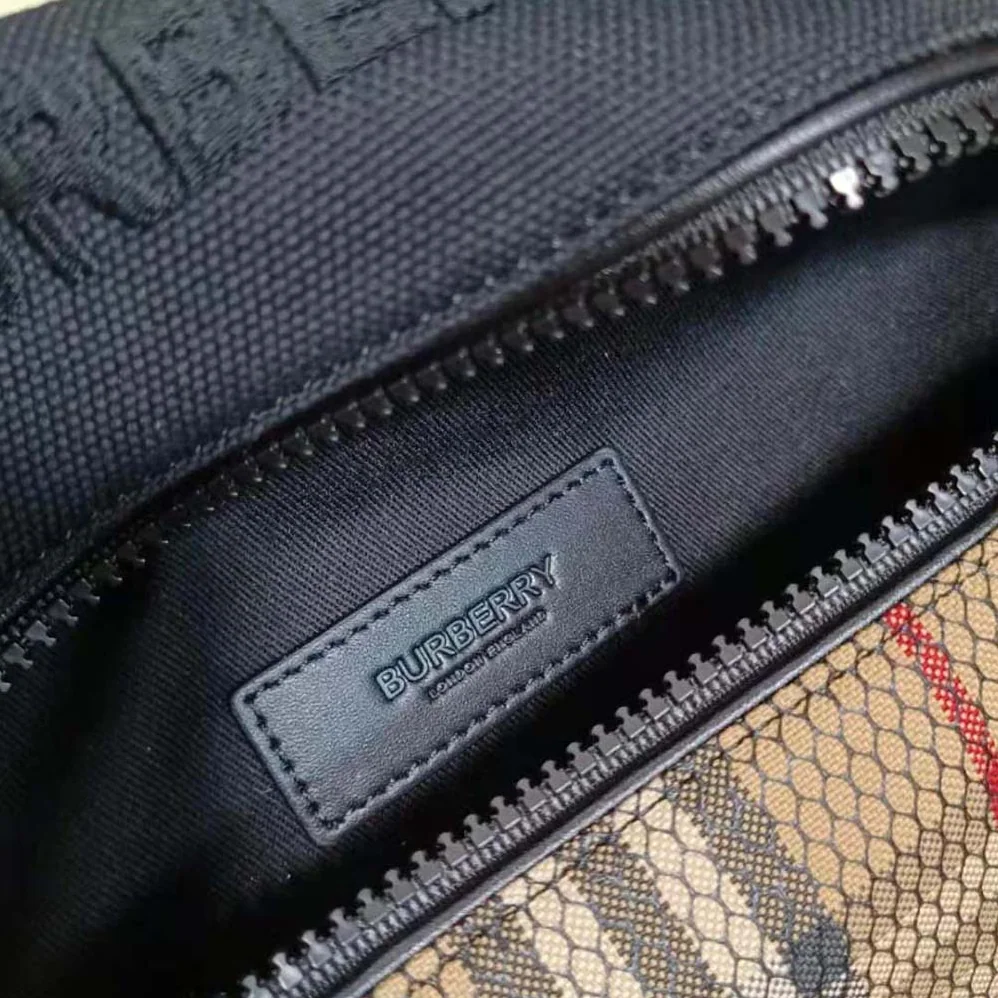 Burberry Sonny Belt Bag with Embroidered Burberry Lettering for Women Burberry Sonny Belt Bag with Embroidered Burberry Lettering for Women