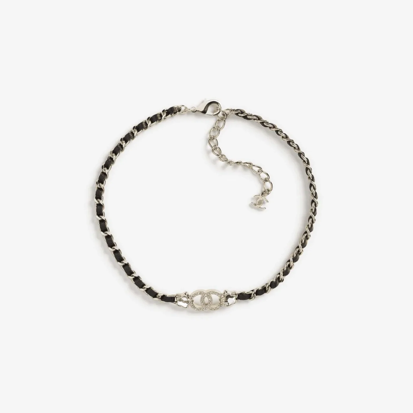 Chanel Choker Gold Black & Crystal