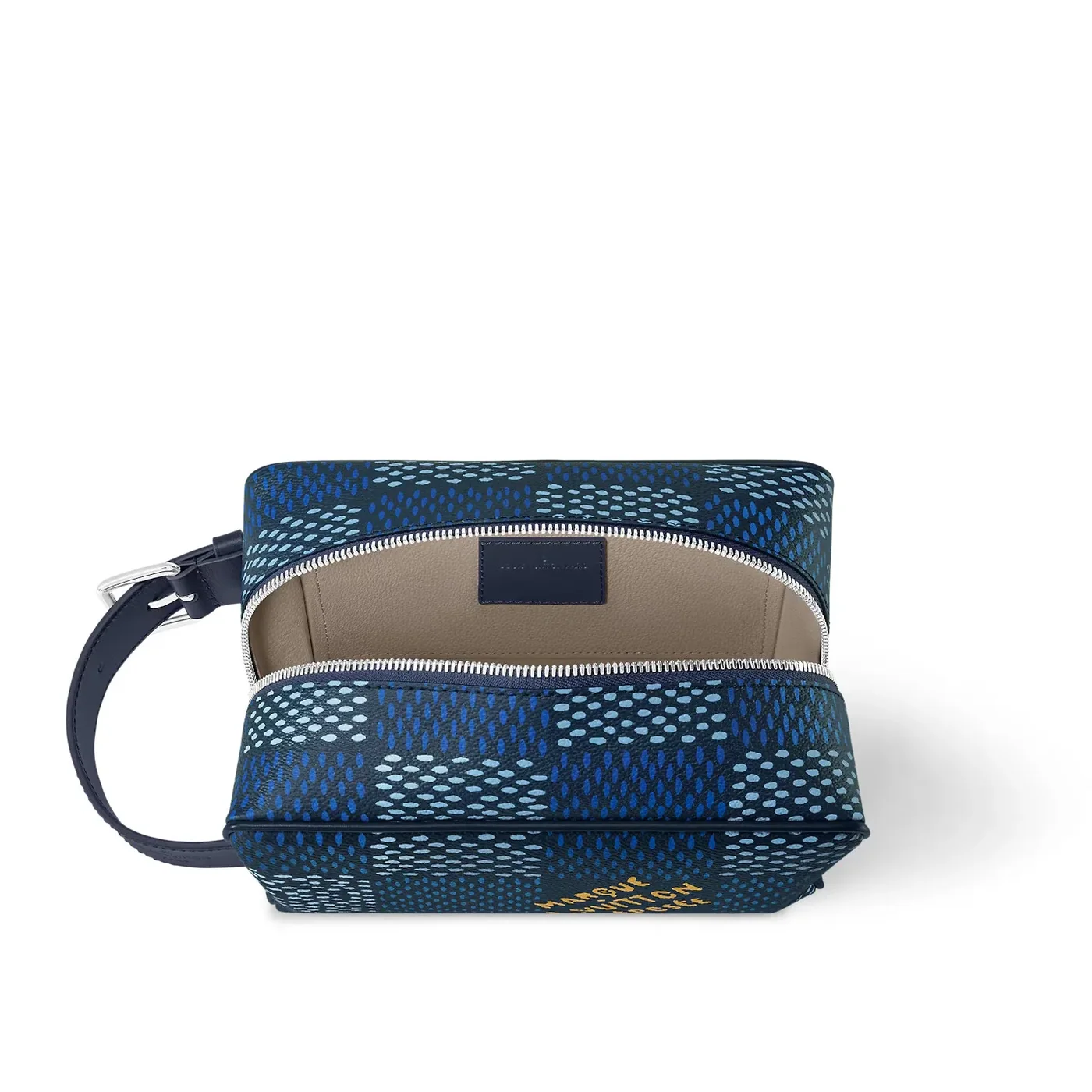 Louis Vuitton Locker Dopp Kit Blue 9.1 Inches/