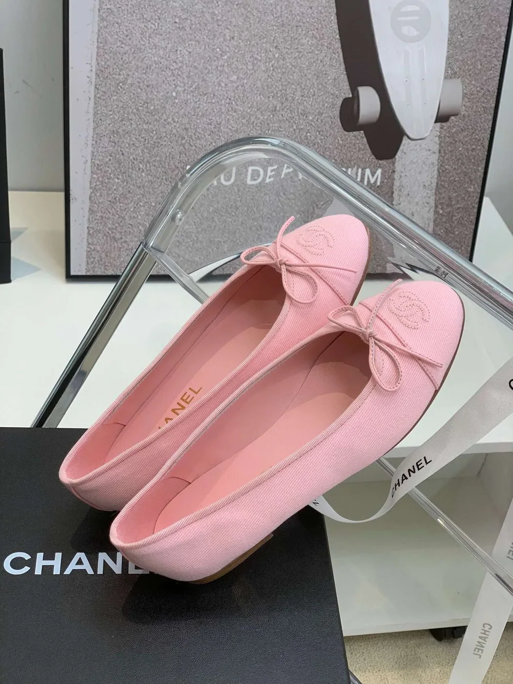 Chanel Ballet Flats Pink