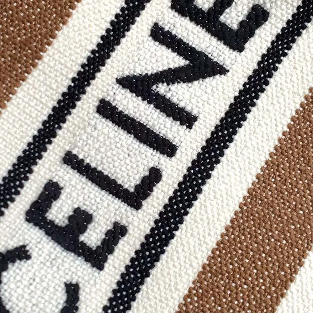 Celine Bucket 16 Bag in Striped Textile with Celine Jacquard for Women Celine Bucket 16 Bag in Striped Textile with Celine Jacquard for Women