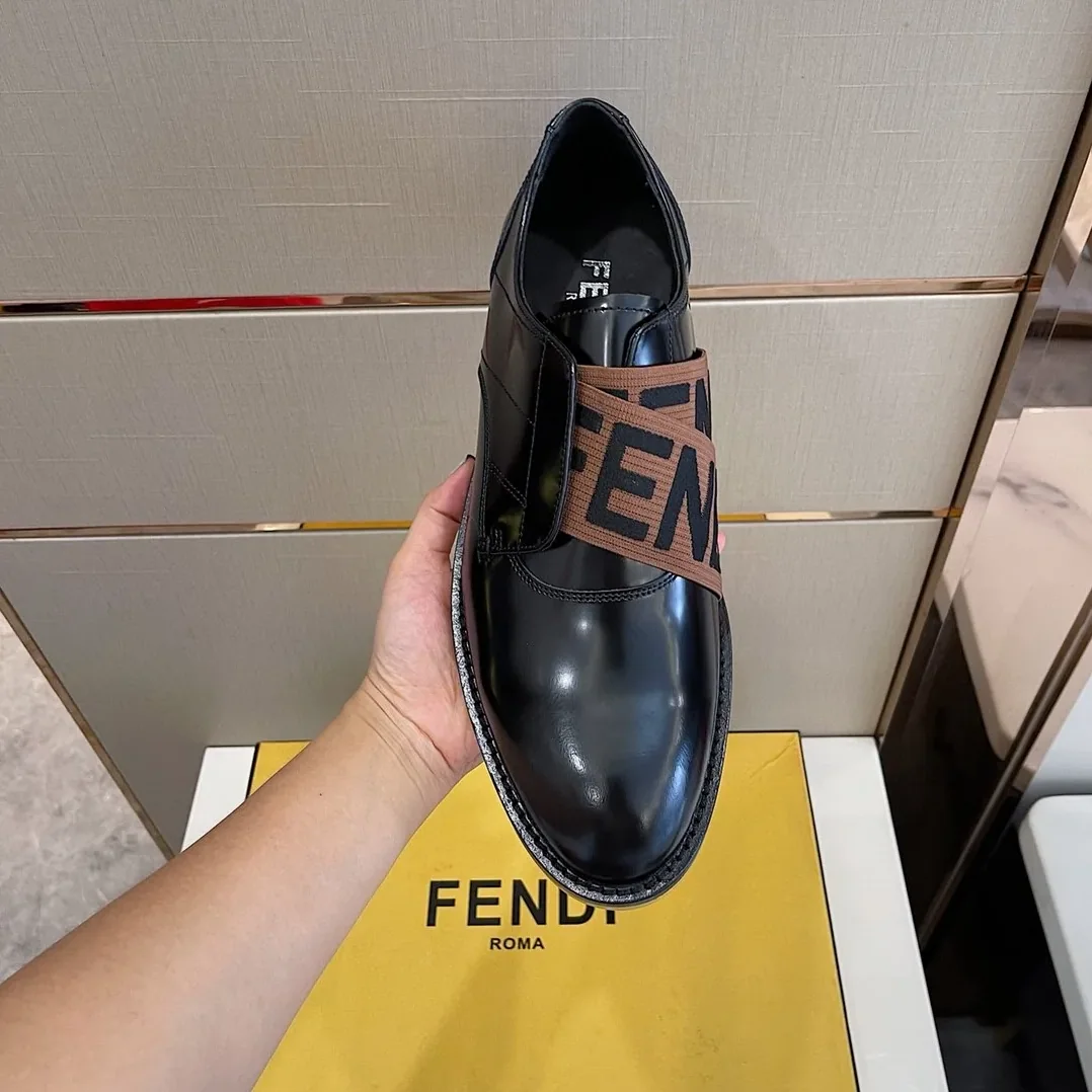 Fendi Force Black in Brown Shoes Fendi Force Black in Brown Shoes