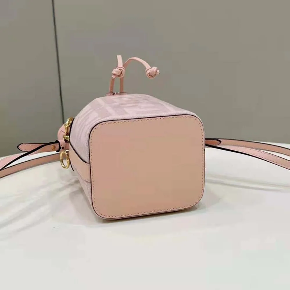 Fendi Mon Tresor Pink FF Canvas Mini for Women in Bag
