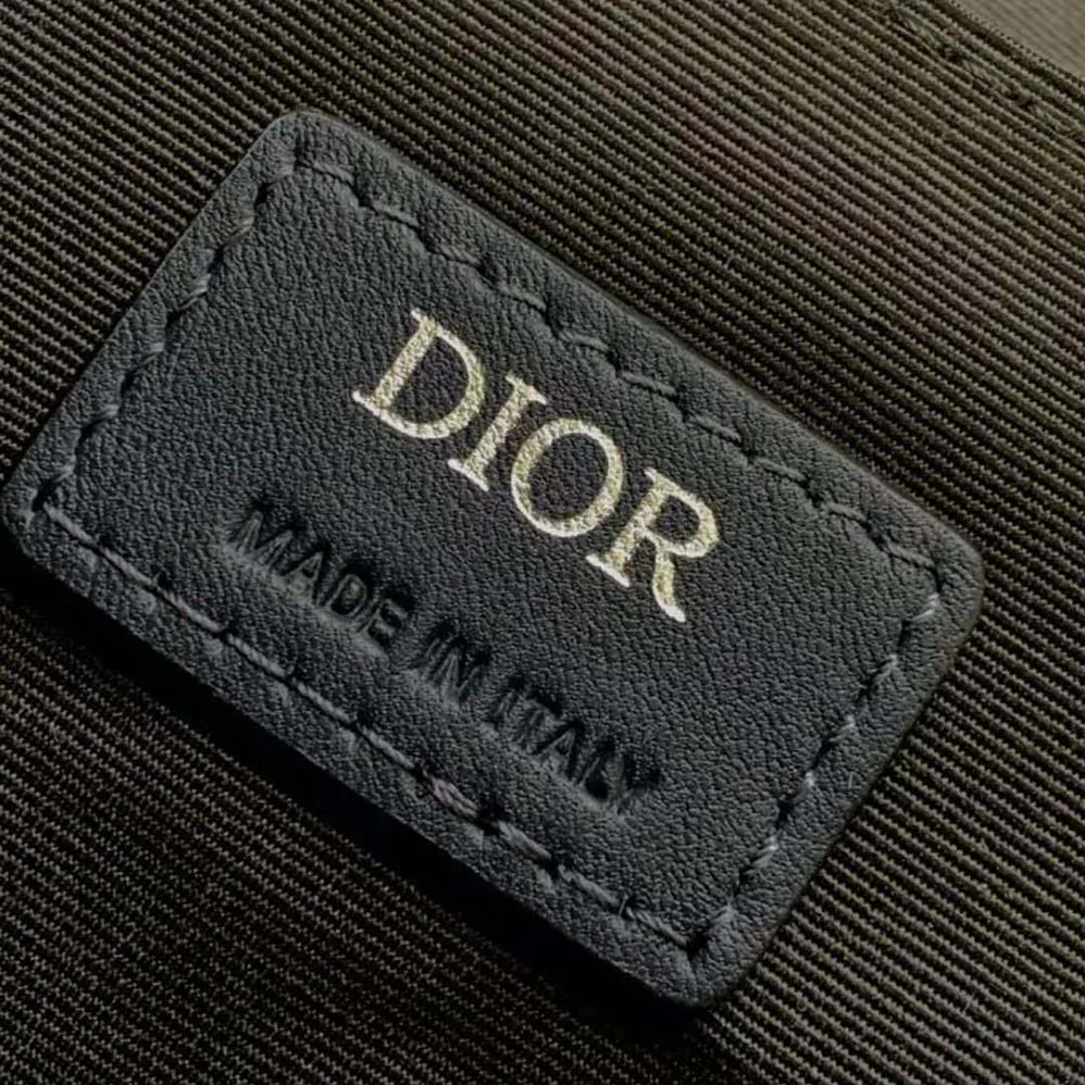 Dior Mini Dior Hit the Road Bag Navy Blue CD Diamond Canvas for Men Dior Mini Dior Hit the Road Bag Navy Blue CD Diamond Canvas for Men