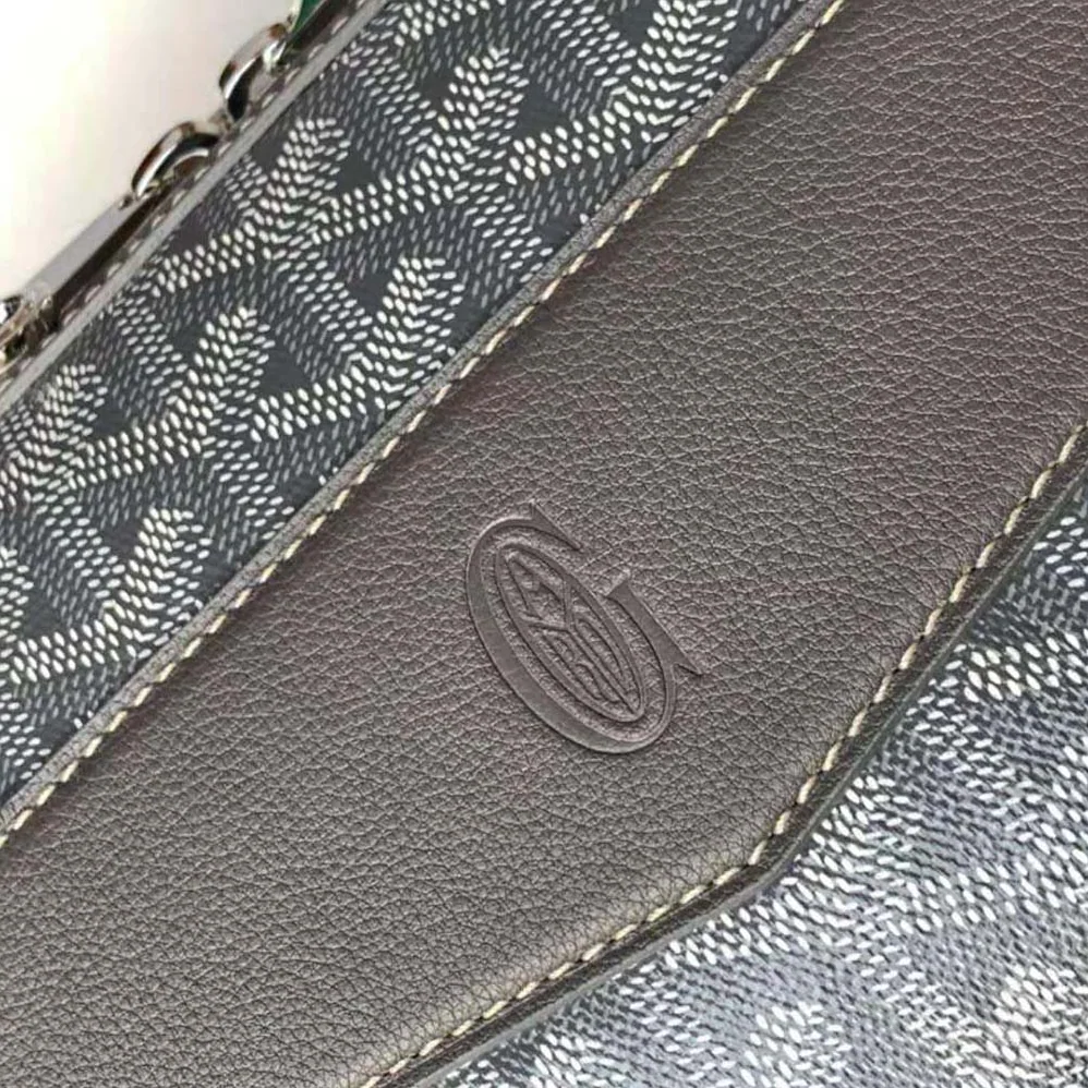 Goyard Cisalpin Document Case for Unisex in Grey