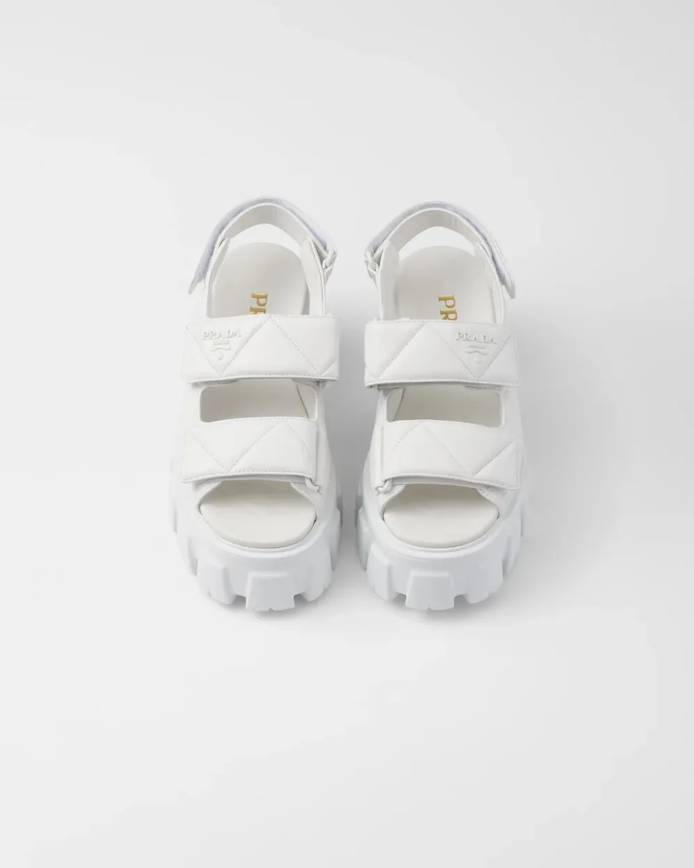 Prada Monolith Nappa Sandals White 1X439N_038_F0009_F_055