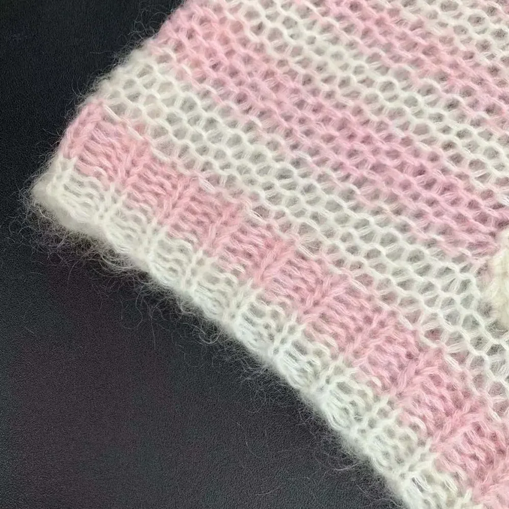 Loewe Anagram Sweater in Mohair for Women in Pink Loewe Anagram Sweater in Mohair for Women in Pink