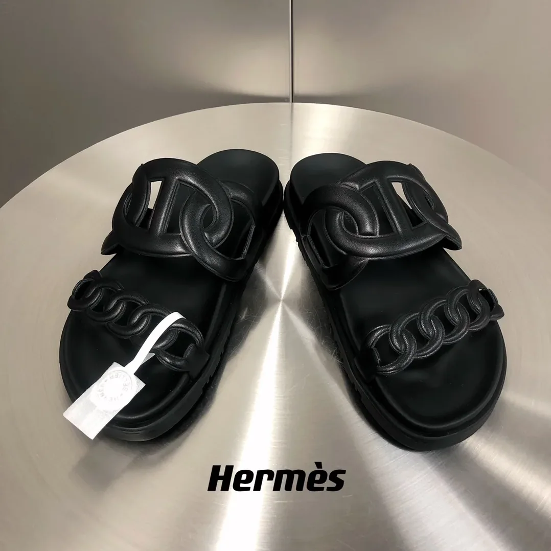 Hermes Extra Sandal Black Hermes Extra Sandal Black