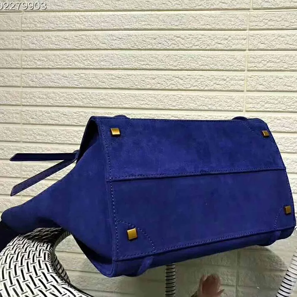 Celine Medium Luggage Phantom Bag in Baby Calfskin Leather in Blue Celine Medium Luggage Phantom Bag in Baby Calfskin Leather in Blue