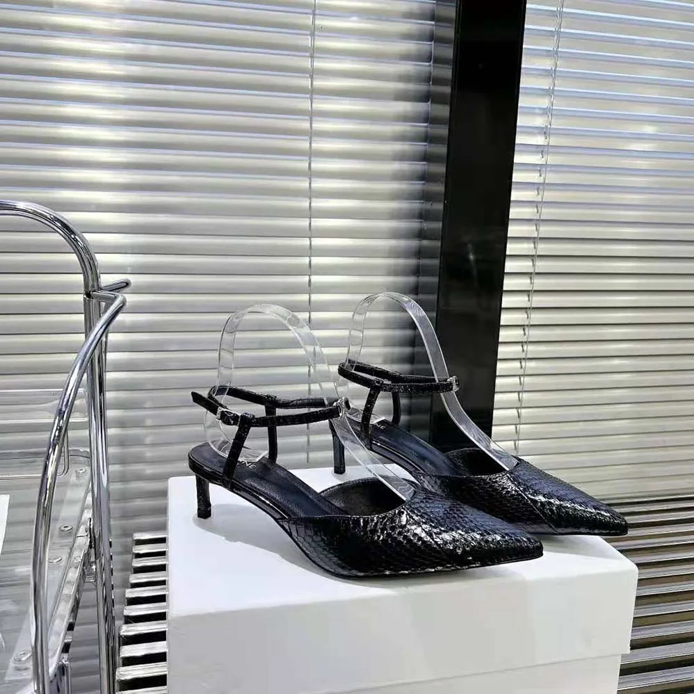 Celine Kitten in Sequins and Calfskin for Women in Black