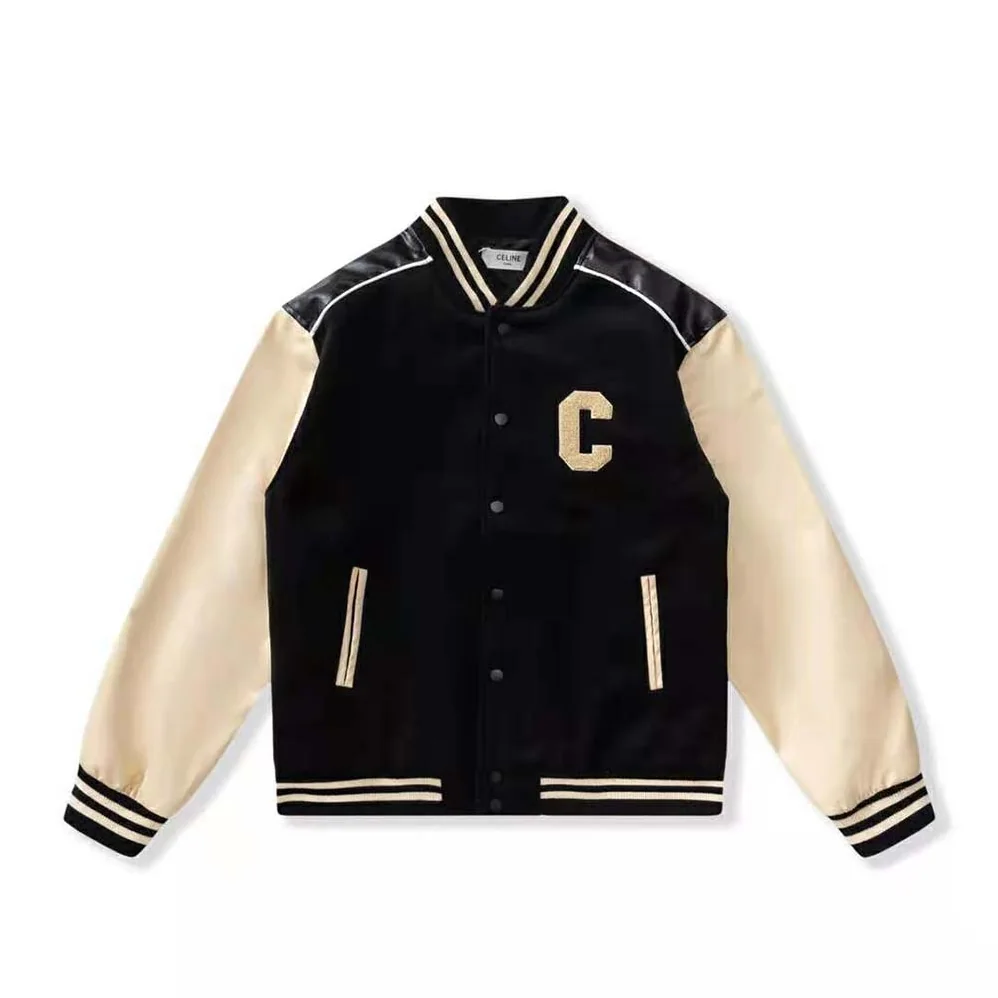 Celine Classic Teddy Jacket in Textured Wool for Women in Black Celine Classic Teddy Jacket in Textured Wool for Women in Black