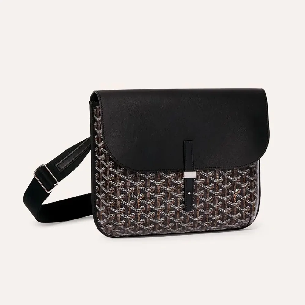 Goyard Coursier Messenger Bag for Unisex in Black