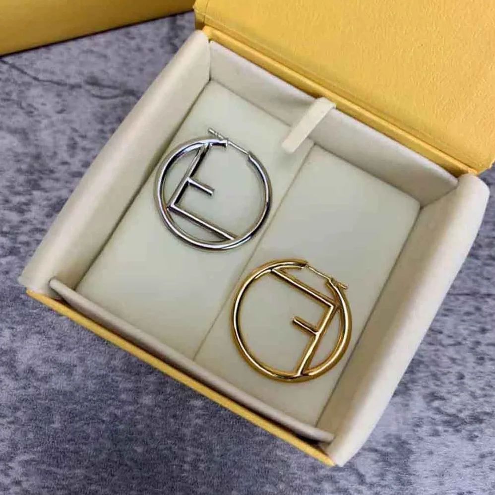 Fendi F Is Fendi Earrings Gold and Palladium Earrings for Women Fendi F Is Fendi Earrings Gold and Palladium Earrings for Women