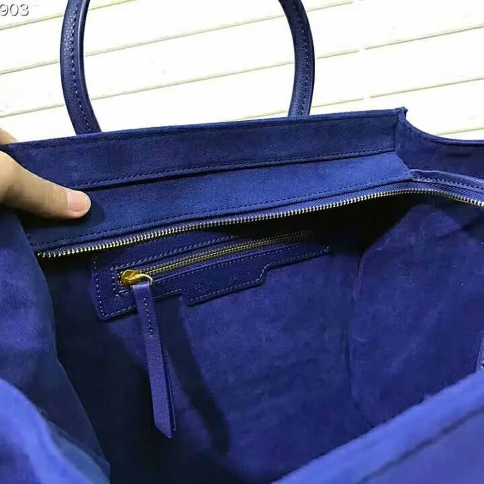 Celine Medium Luggage Phantom Bag in Baby Calfskin Leather in Blue Celine Medium Luggage Phantom Bag in Baby Calfskin Leather in Blue