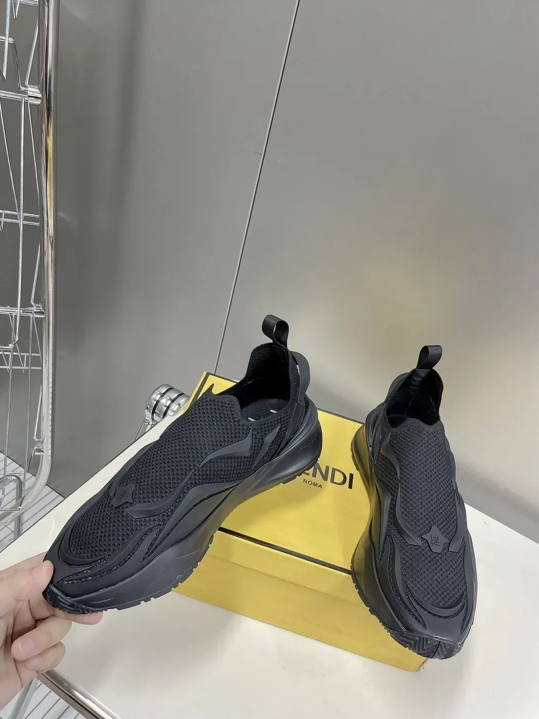 Fendi Low Trainers Sneakers Black
