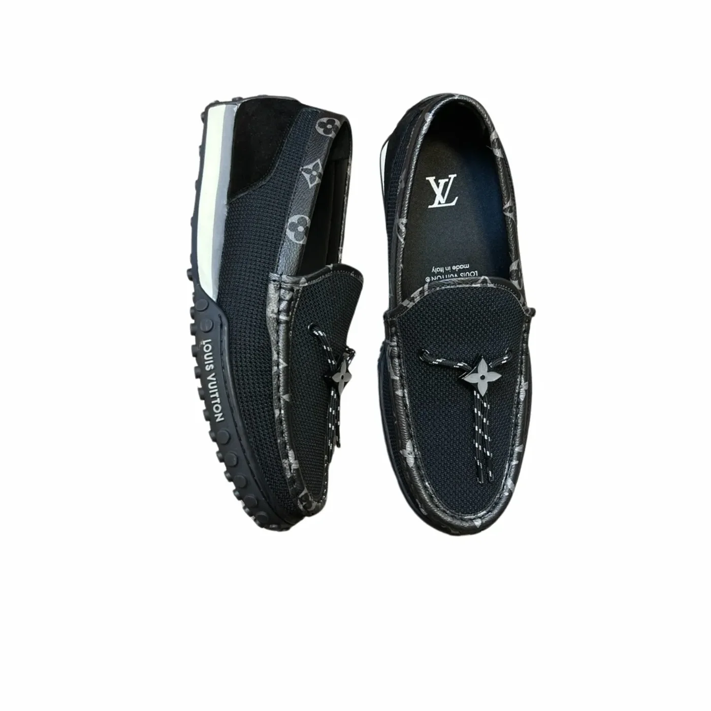 Louis Vuitton LV Racer Moccasin Black 1A9ZH6