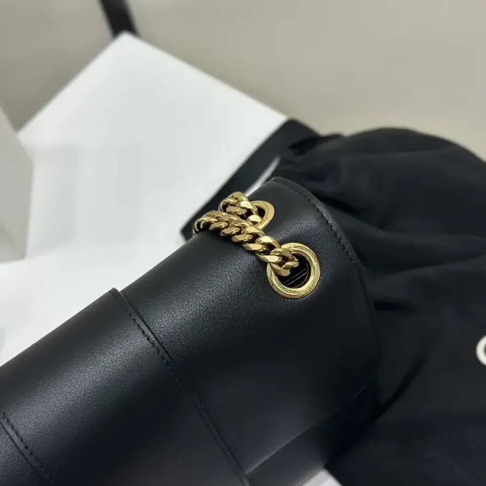 Celine Medium Celine Victoire Bag in Supple Calfskin-Black 15853FDU.38NO for Women
