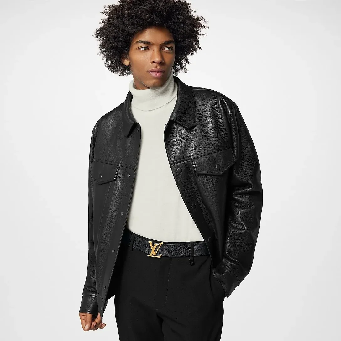 Louis Vuitton LV Initiales Belt Black