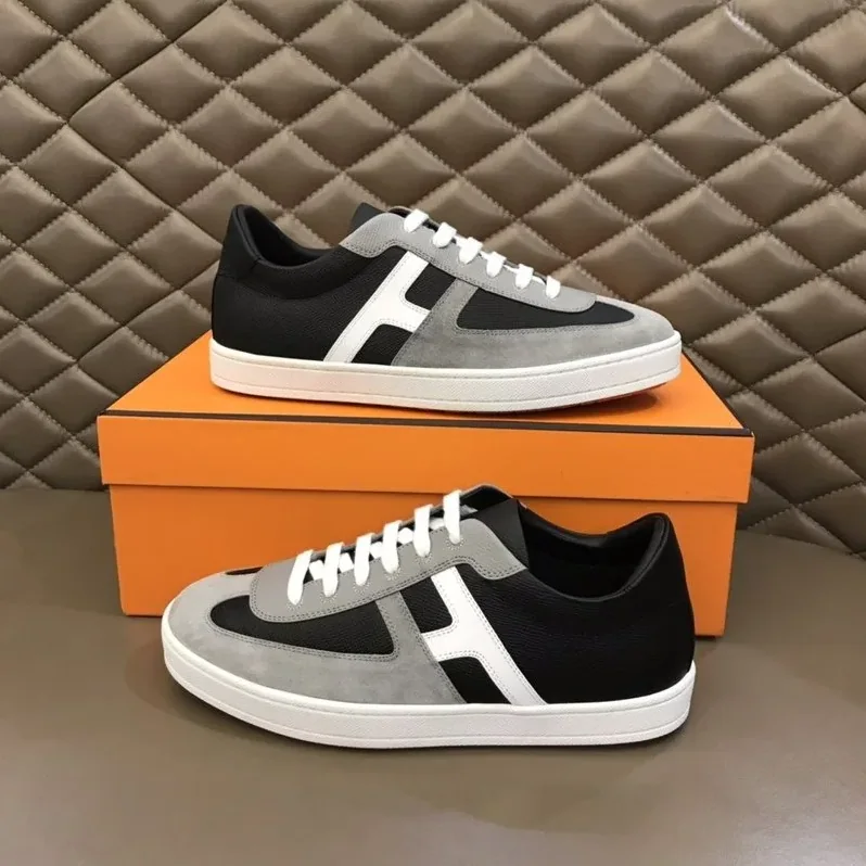 Hermes Boomerang Sneaker Black in Grey Hermes Boomerang Sneaker Black in Grey