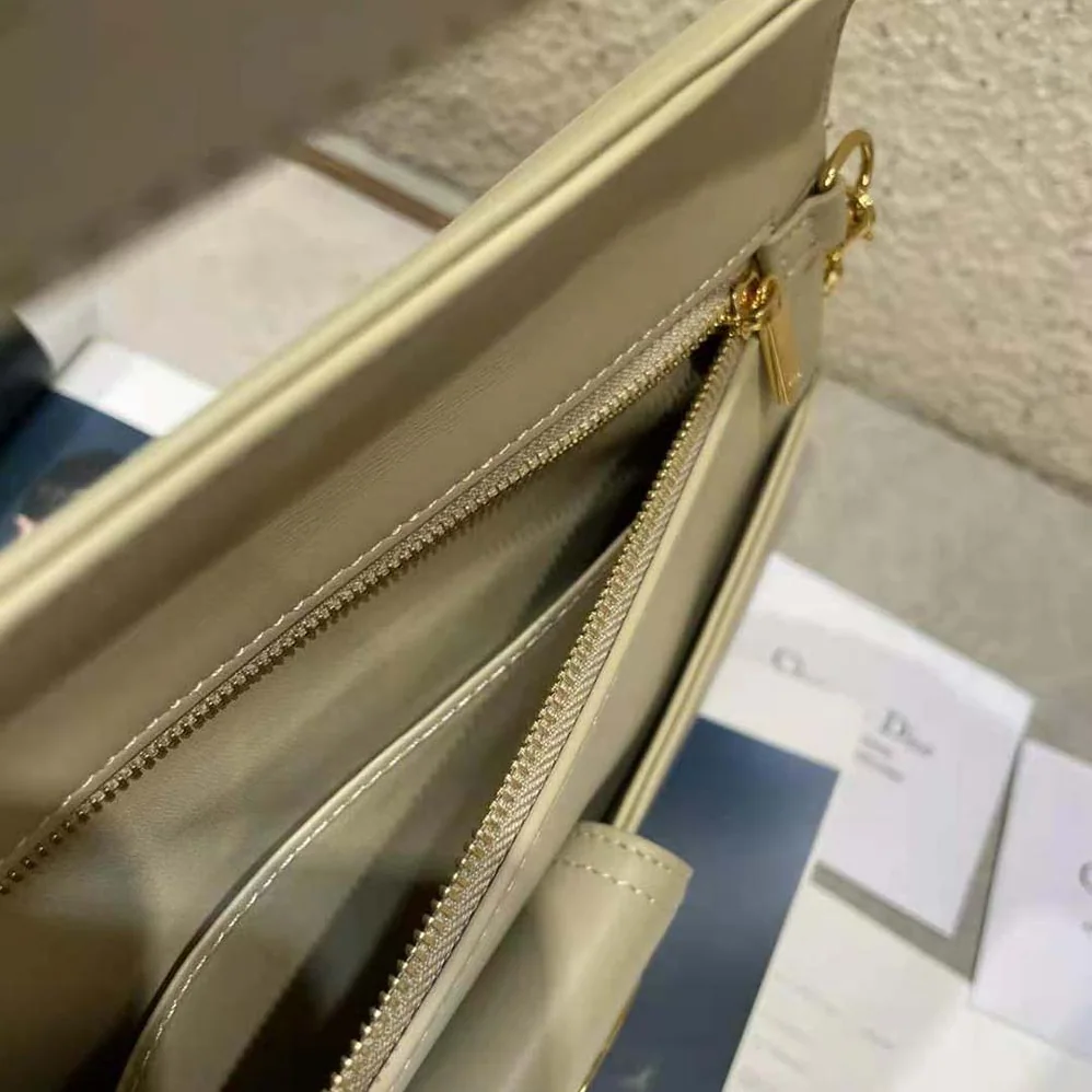 Dior Medium Diordouble Bag Smooth Calfskin for Women in Beige
