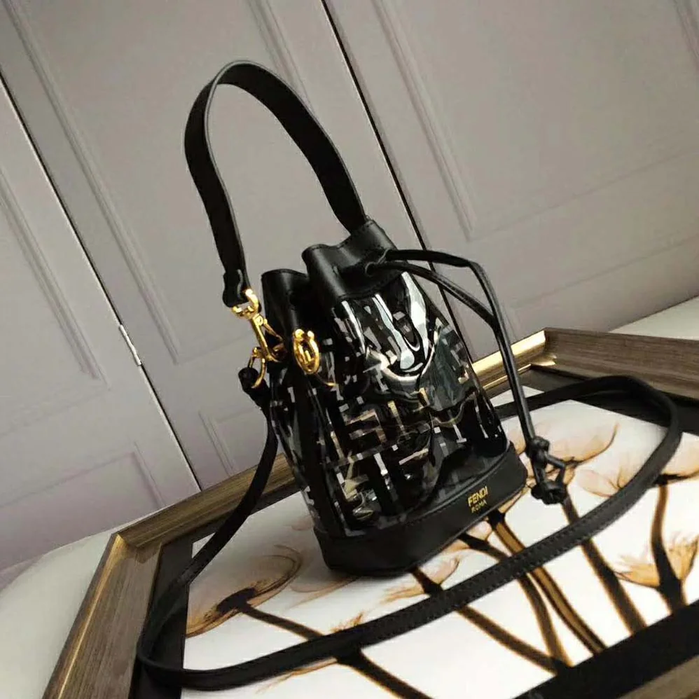 Fendi MON TRESOR PU Mini-Bag for Women in Black Fendi MON TRESOR PU Mini-Bag for Women in Black
