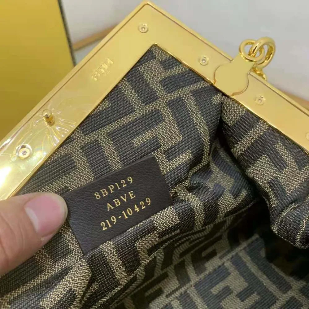Fendi First Small Yellow Leather Bag for Women Fendi First Small Yellow Leather Bag for Women