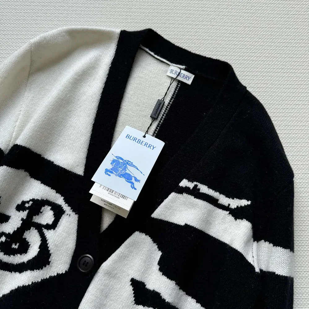 Burberry EKD Cashmere Cardigan for Men