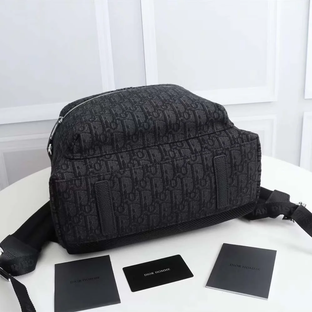 Dior Rider Backpack Black Dior Oblique Jacquard for Men Dior Rider Backpack Black Dior Oblique Jacquard for Men