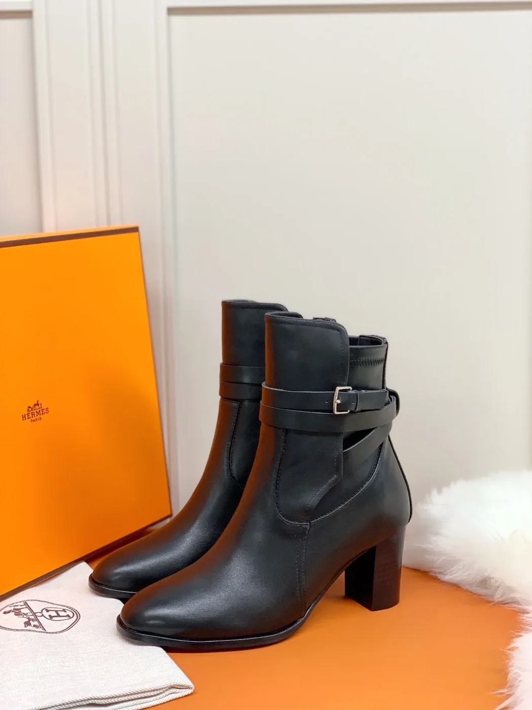 Hermes Frenchie 70 Ankle Boots Black / Hermes Frenchie 70 Ankle Boots Black /