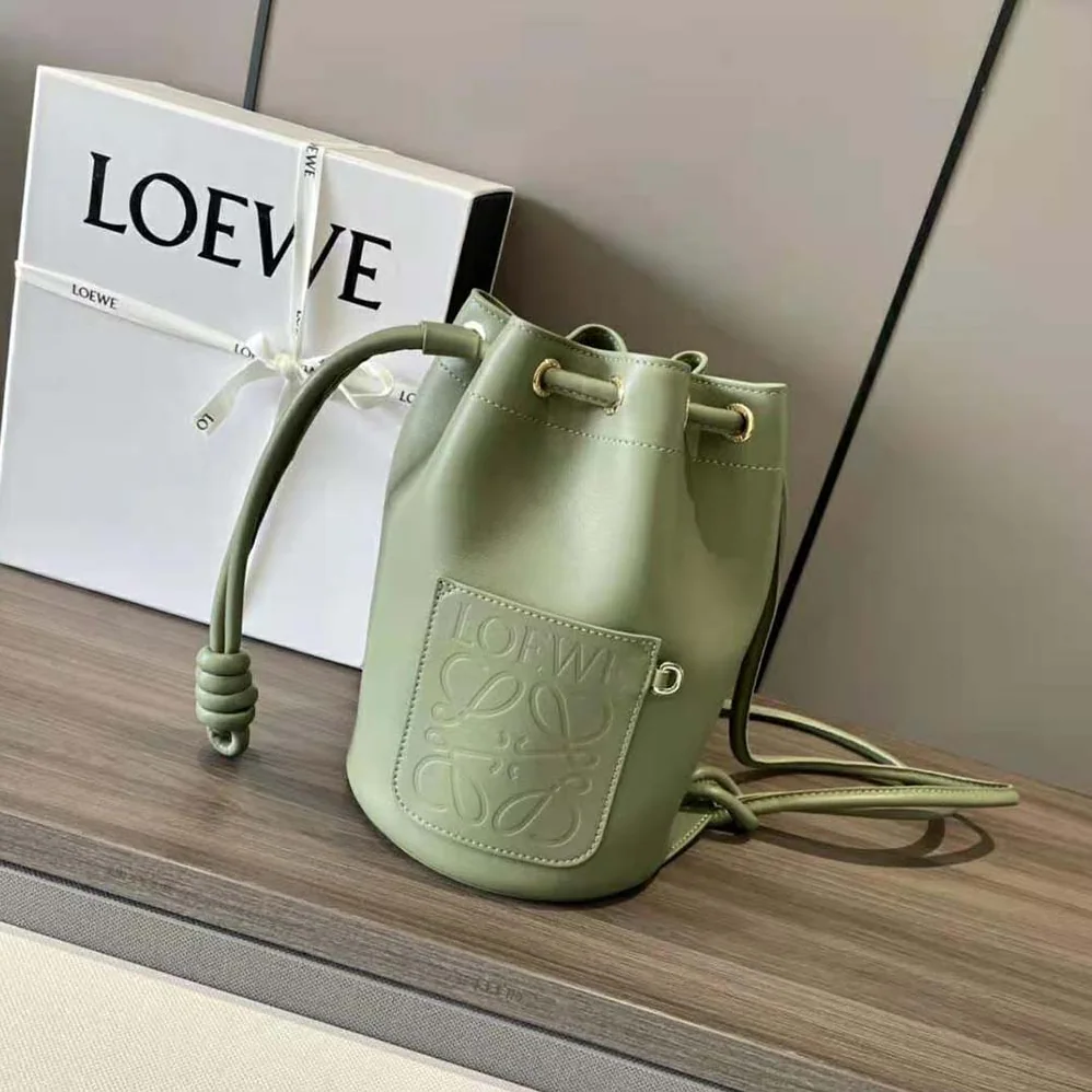 Loewe Small Sailor Bag in Nappa Calf for Women in Lime Loewe Small Sailor Bag in Nappa Calf for Women in Lime
