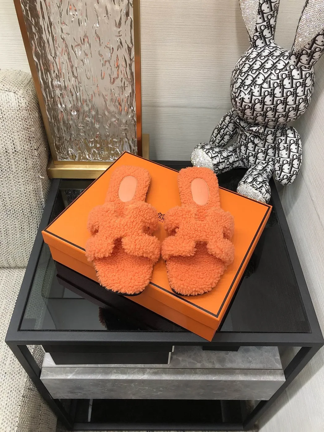 Hermes Oran Sandal Orange Hermes Oran Sandal Orange