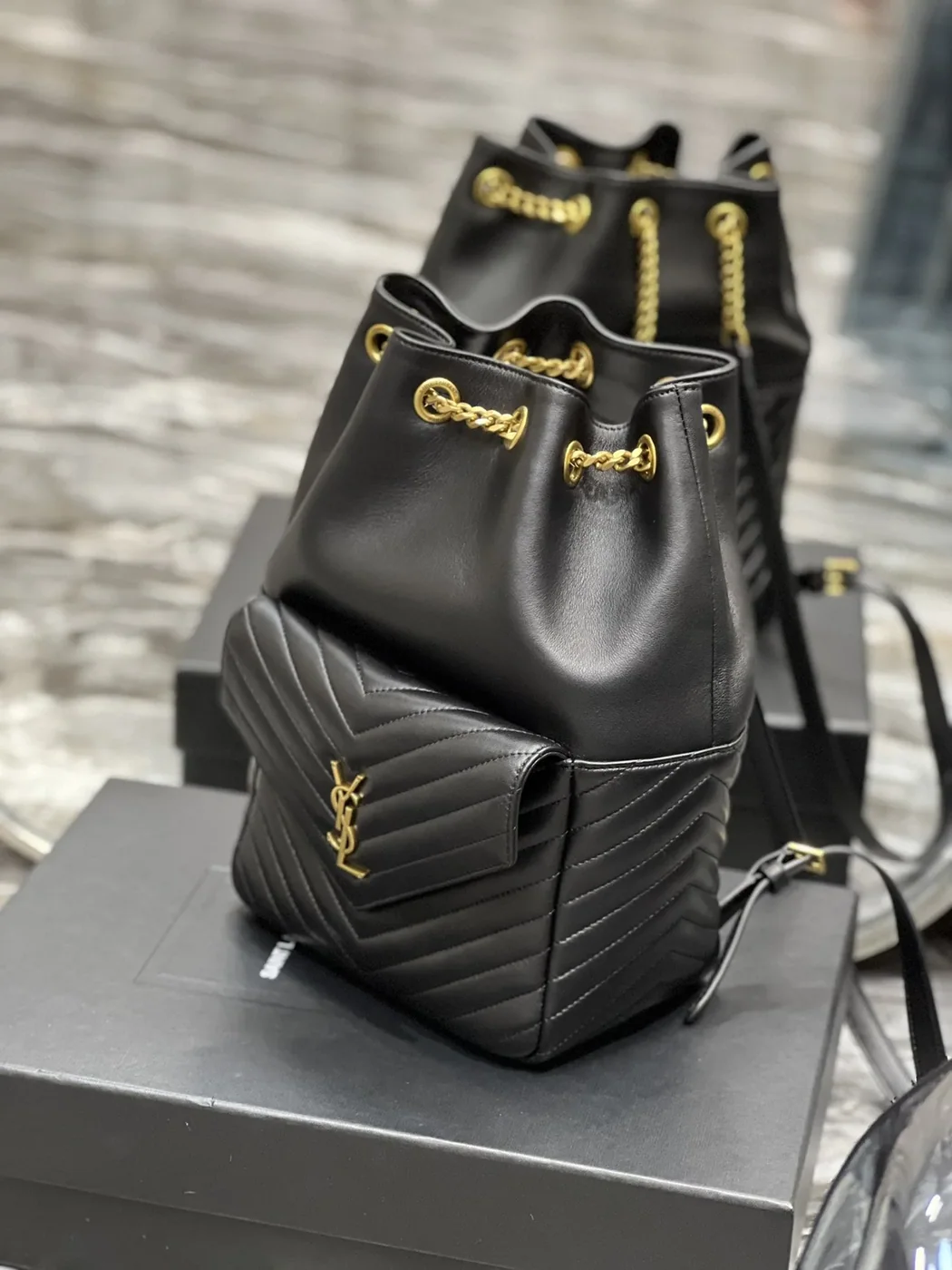Saint Laurent JOE Backpack Black