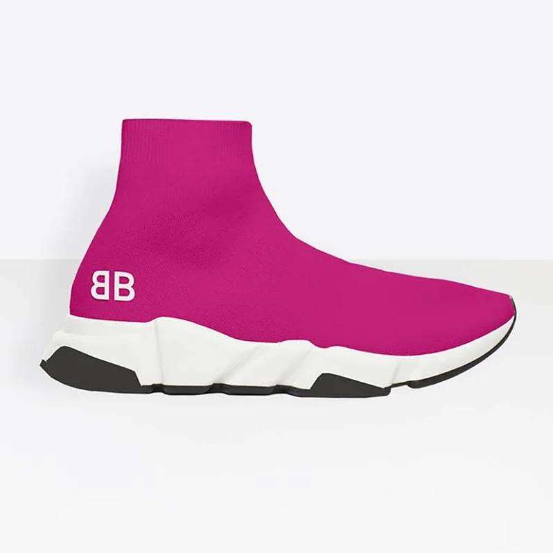 Balenciaga Speed Trainers Shoes Rose for Women Balenciaga Speed Trainers Shoes Rose for Women