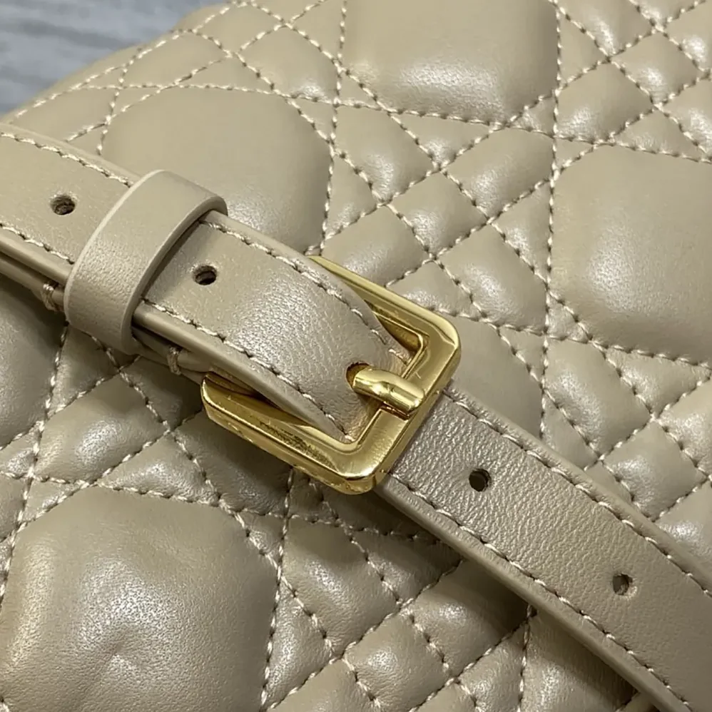 Dior Jolie Mini Bag Powder Beige Cannage Lambskin for Women Dior Jolie Mini Bag Powder Beige Cannage Lambskin for Women
