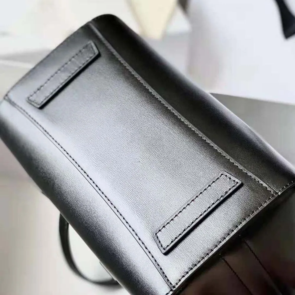 Givenchy Mini Antigona Lock Bag in Box Leather for Women in Black