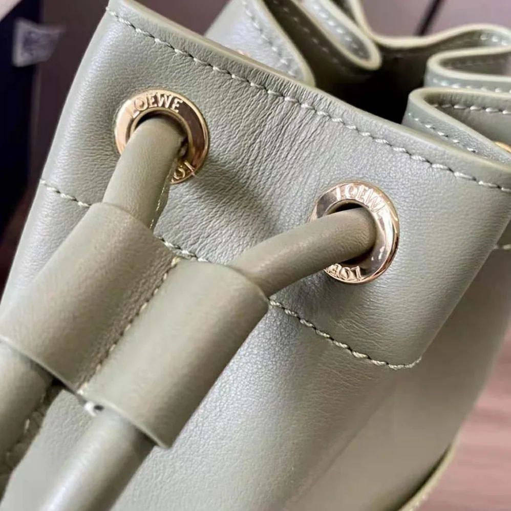 Loewe Small Sailor Bag in Nappa Calf for Women in Lime Loewe Small Sailor Bag in Nappa Calf for Women in Lime